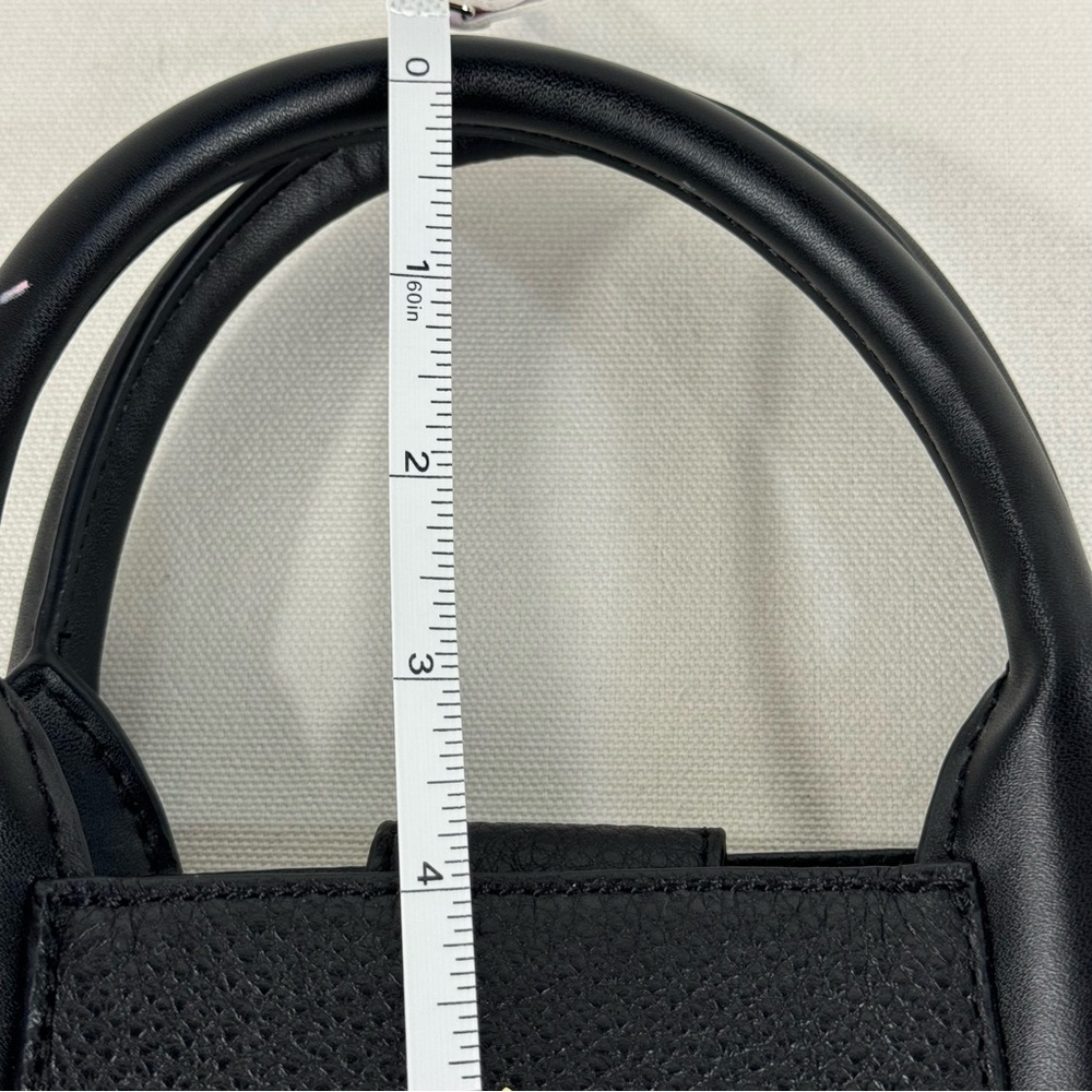 Kate Spade New York Flynn Street Small Meriwether Satchel Black Leather WKRU5488 - Picture 13 of 14